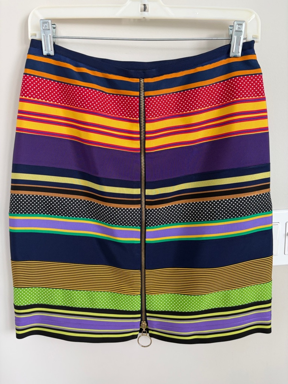 Designer gross grain ribbon skirt.